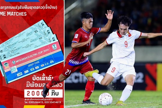 Giá vé xem tuyển Việt Nam với đội tuyển Lào siêu rẻ