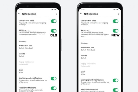 WhatsApp ra mắt tính năng nhắc nhở các cập nhật trạng thái chưa xem