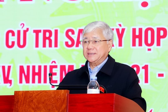 Chủ tịch Ủy ban Trung ương MTTQ Việt Nam tiếp xúc cử tri huyện Con Cuông – Nghệ An