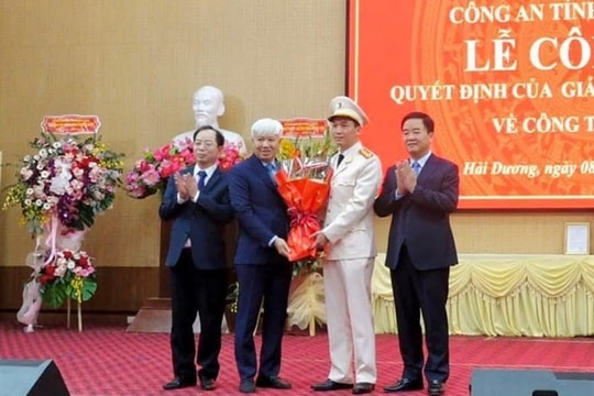 Trung tá 39 tuổi được điều động làm Trưởng Công an TP Hải Dương