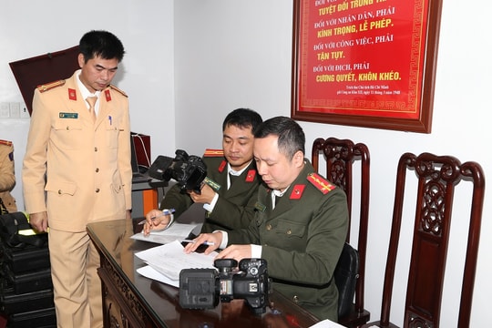 Bộ Công an kiểm tra các máy đo nồng độ cồn tại Hà Nam