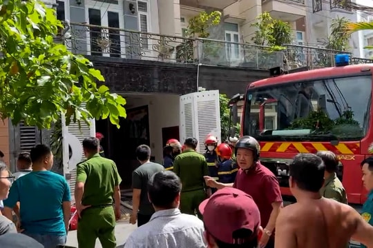 TP. HCM: Cháy căn nhà ba tầng trong hẻm ở Gò Vấp