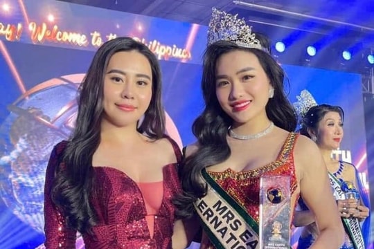 Vũ Thị Hoa - Chiến binh âm thầm đăng quang Mrs Earth International 2024