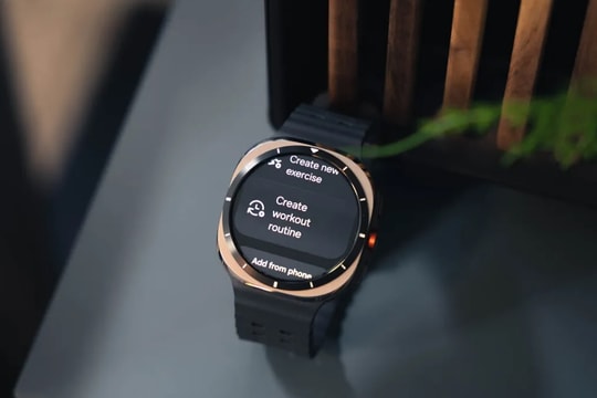 Tính năng tập luyện tùy chỉnh trên One UI 6 Watch