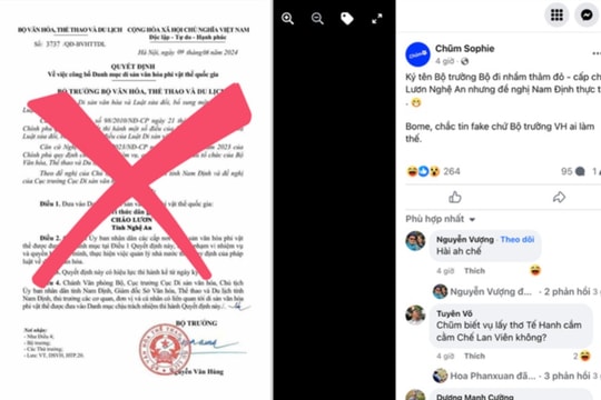 Cảnh cáo người đăng tin sai sự thật về 'Cháo lươn là di sản văn hóa phi vật thể quốc gia'