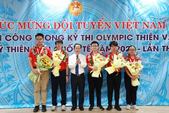 Hà Nội tăng tiền thưởng gấp 15 lần cho học sinh đạt giải quốc tế