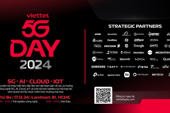 Viettel tổ chức 5G Day – Sự kiện hội thảo chuyên sâu đầu tiên về 5G tại Việt Nam