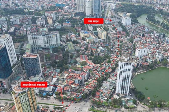 Khi nào đường Vành đai 1 đoạn Hoàng Cầu - Voi Phục hết vướng mặt bằng?