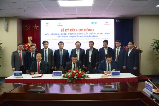 Ký kết hợp đồng gói thầu thiết kế, cung cấp thiết bị và thi công cho Dự án Cấp điện từ lưới điện quốc gia cho huyện Côn Đảo