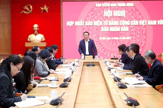 Triển khai hợp nhất Báo điện tử Đảng Cộng sản Việt Nam với Báo Nhân Dân