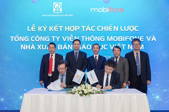 Hợp tác chiến lược giữa Mobifone và Nhà xuất bản Giáo dục Việt Nam: Chuyển đổi số nâng cao chất lượng giáo dục