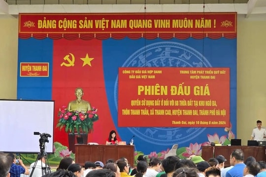 Quản lý chặt chẽ lịch sử tham gia đấu giá và dòng tiền thanh toán của người trúng đấu giá đất