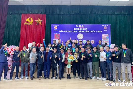 Giải bóng đá báo chí các tỉnh, thành: Sân chơi của tình đoàn kết, cống hiến và đam mê