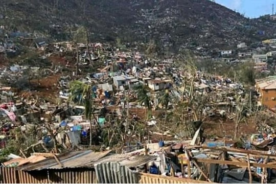 Hàng nghìn người có thể đã thiệt mạng do siêu bão ở quần đảo Mayotte thuộc Pháp