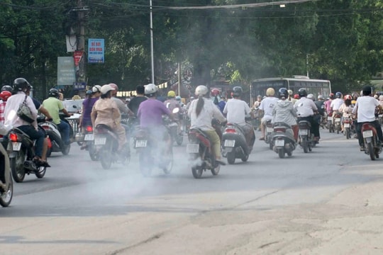 Mô tô, xe gắn máy trên 5 năm sẽ phải kiểm định khí thải