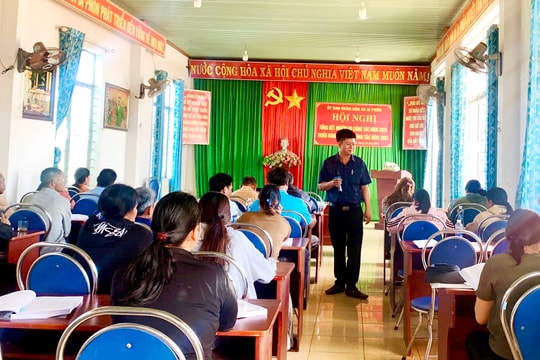 Đức Cơ (Gia Lai): Tập huấn nâng cao năng lực cho cán bộ triển khai Chương trình Mục tiêu quốc gia 1719 tại cộng đồng