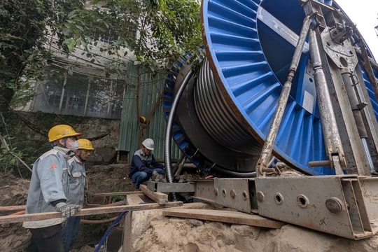 Hoàn thành di dời, đấu nối cáp ngầm điện cao thế nhà ga Metro 2 TP HCM