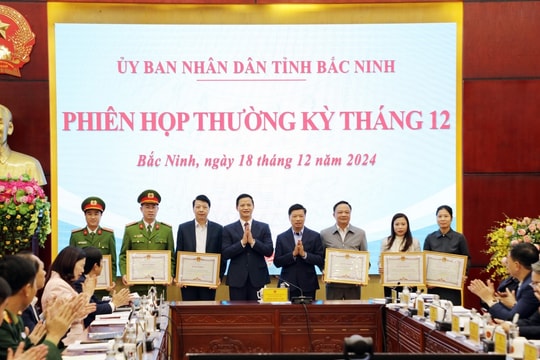 Bắc Ninh khen thưởng tập thể, cá nhân có thành tích xuất sắc trong xử lý ô nhiễm môi trường nghiêm trọng