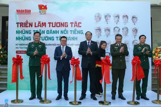 Triển lãm tương tác “Những trận đánh nổi tiếng, những vị tướng tài danh”: Ngợi ca những chiến công hiển hách của Quân đội nhân dân Việt Nam