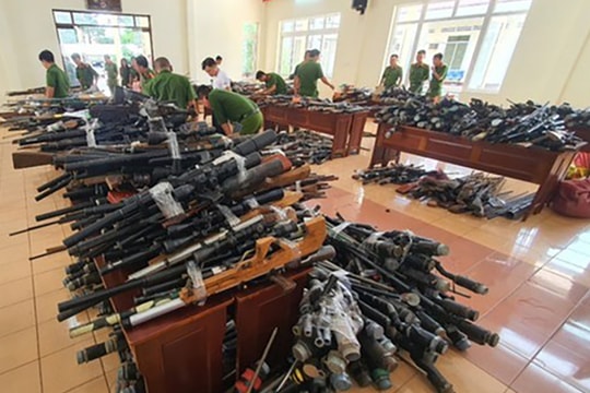 Đắk Lắk: Xử lý nghiêm trách nhiệm người đứng đầu để xảy ra vi phạm liên quan đến vũ khí, vật liệu nổ