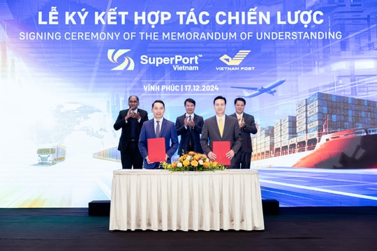 Việt Nam SuperportTM và Bưu điện Việt Nam hợp tác trong lĩnh vực logistics số, thúc đẩy tăng trưởng các doanh nghiệp vừa và nhỏ