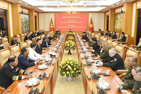 Đại tướng Phan Văn Giang tiếp lãnh đạo Bộ Quốc phòng, Quân đội các nước tham dự Triển lãm Quốc phòng quốc tế Việt Nam 2024