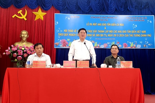 Bàn giải pháp thúc đẩy thành lập mới các Khu bảo tồn biển ở Việt Nam