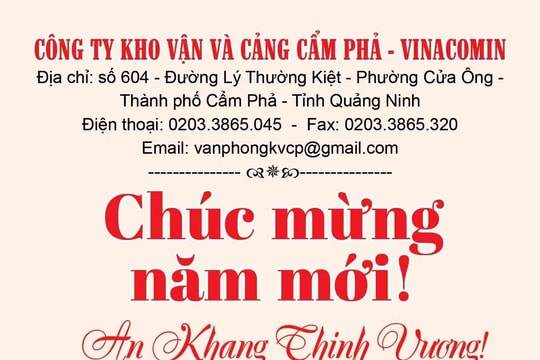 Công ty Kho vận và Cảng Cẩm Phả: 35 năm xây dựng và phát triển