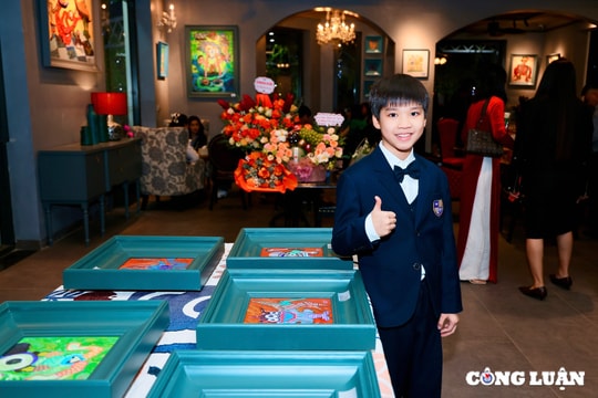 Họa sĩ nhí Đức Long mở triển lãm cá nhân ủng hộ những hoàn cảnh khó khăn