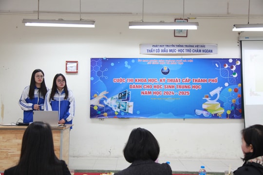 Tiếp lửa đam mê bằng cuộc thi Khoa học Kỹ thuật