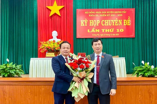 Huyện Krông Pắc (Đắk Lắk) có tân Chủ tịch