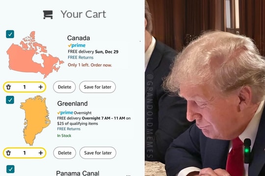 Eric Trump đùa về việc mua các quốc gia khác trên Amazon