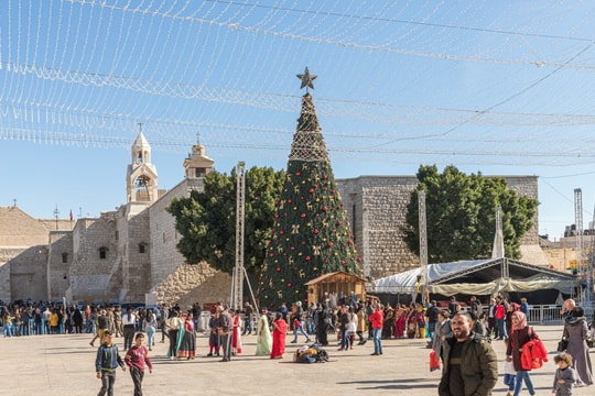 Nơi Chúa Jesus ra đời đón Giáng sinh u ám dưới bóng tối chiến tranh