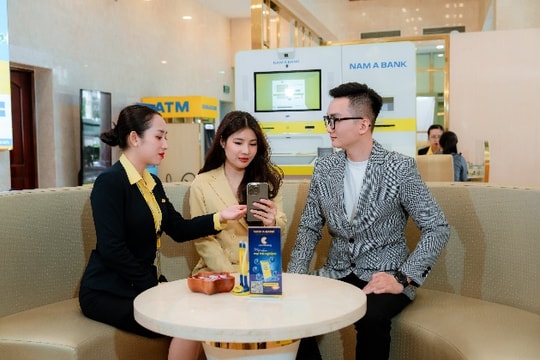 Cập nhật sinh trắc học, khách hàng Nam A Bank nhận ngay 68.000 đồng