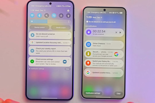 Phiên bản beta One UI 7 hé lộ cải tiến đột phá trong quản lý thông báo của Samsung