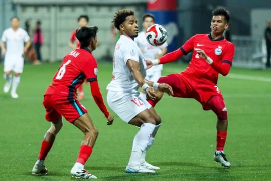 Việt Nam chật vật thắng Singapore tại bán kết lượt đi AFF Cup 2024