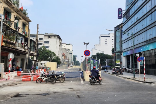 Hà Nội: Tổ chức lại giao thông trên phố Quốc Tử Giám để làm đường sắt đô thị