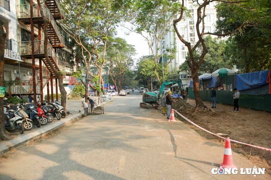Hà Nội: Tuyến đường ngõ 75 Trần Thái Tông bắt đầu được sửa chữa