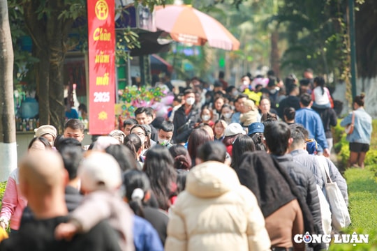 Hà Nội: Hàng nghìn người đổ về Công viên Thủ Lệ ngày nghỉ Tết Dương lịch