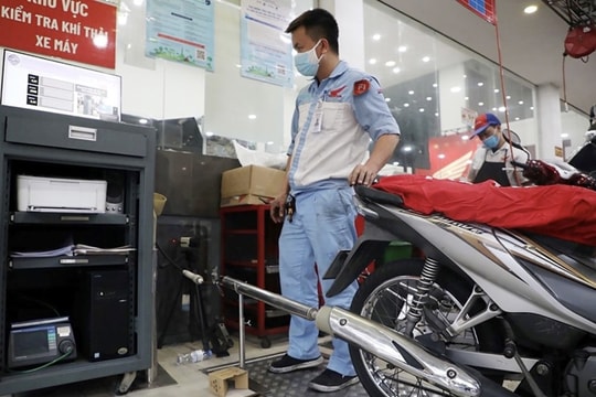 Quy định mới về điều kiện đối với cơ sở kiểm định khí thải xe mô tô, xe gắn máy