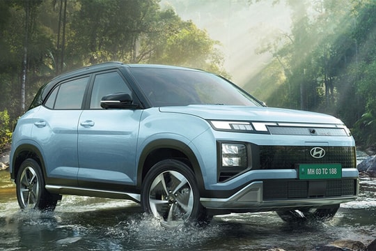 Hyundai Creta Electric thuần điện chính thức lộ diện, sạc một lần chạy được 473 km