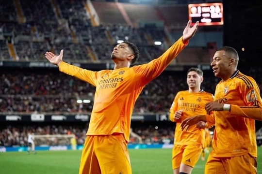Real Madrid ngược dòng ngoạn mục trước Valencia, đòi lại ngôi đầu La Liga