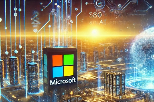 Microsoft sẽ 'rót' 80 tỷ USD xây dựng đế chế AI trong năm 2025