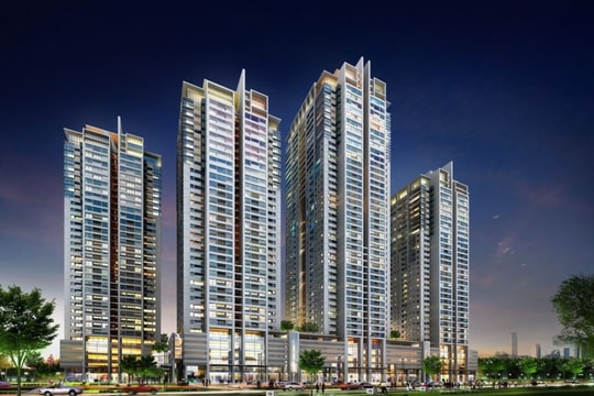 Giá trung bình căn hộ tại 4 quận trung tâm Hà Nội đã tăng gấp đôi