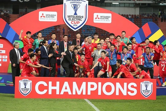 Việt Nam thể hiện bản lĩnh, lên ngôi vô địch AFF Cup 2024