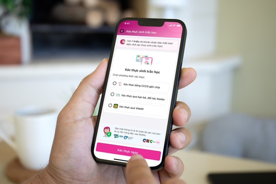 Hơn 84,7 triệu khách hàng cá nhân đã đối chiếu sinh trắc học