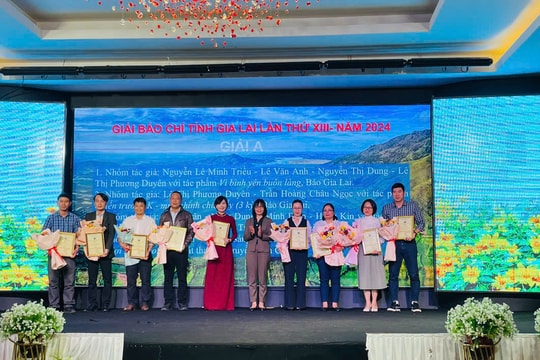 40 tác phẩm được trao giải tại Giải báo chí tỉnh Gia Lai lần thứ XIII năm 2024