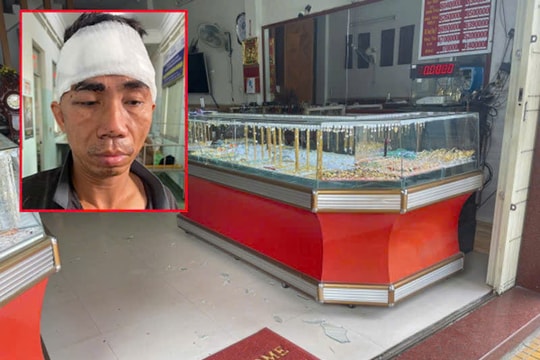 Bắt đối tượng cướp tiệm vàng sau 2 giờ gây án