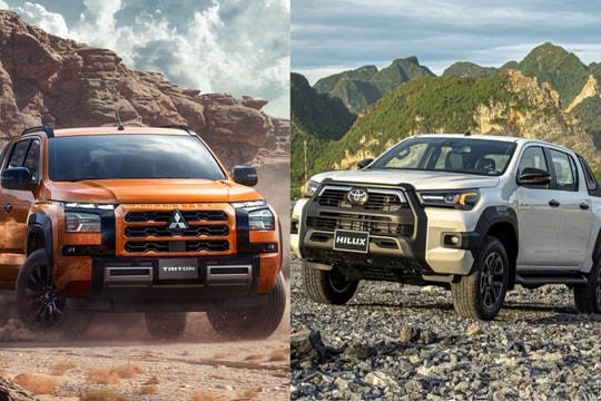 Bỏ qua Ranger, bộ đôi Hilux và Triton đua giá giành thị phần