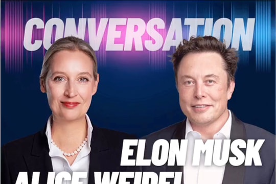 Elon Musk 'livestream' với lãnh đạo cực hữu Đức